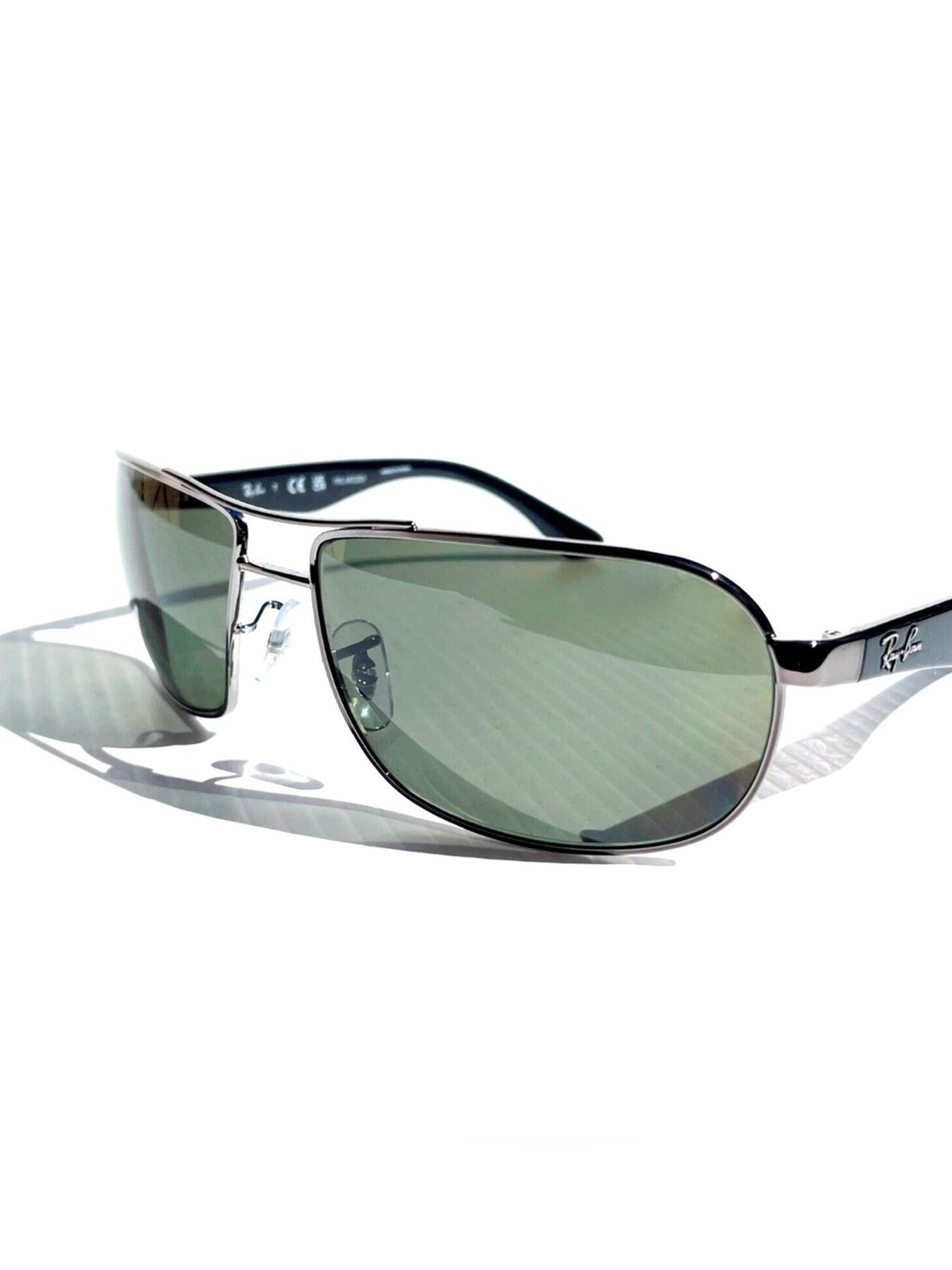 Ray-Ban RB3492 002
Rectangle Sunglasses
Polished Black Frame - Picture 2 of 9